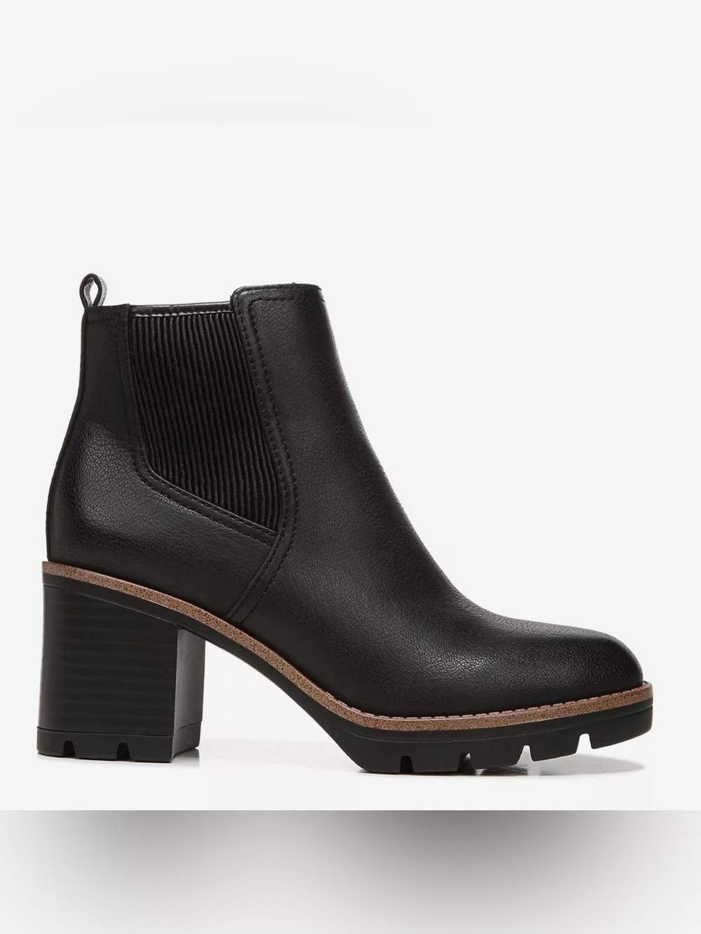 Naturalizer Madalynn Black Women's Ankle Boots- Sleek Waterproof Design